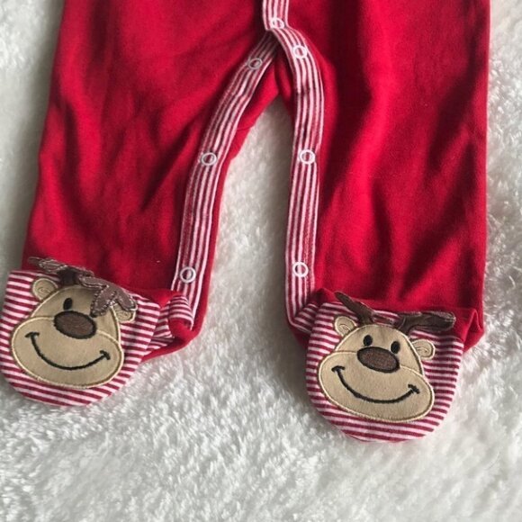 STARTING Out - Like New One Piece Christmas Pajamas - Picture 2 of 5